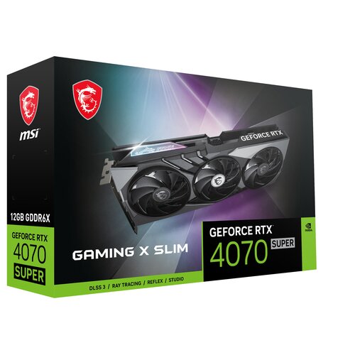 MSI Nvidia GeForce RTX 4070 Super Gaming X Slim 12Go