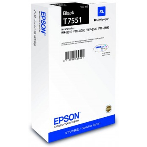 EPSON Cartouche T7551 XL - Noir