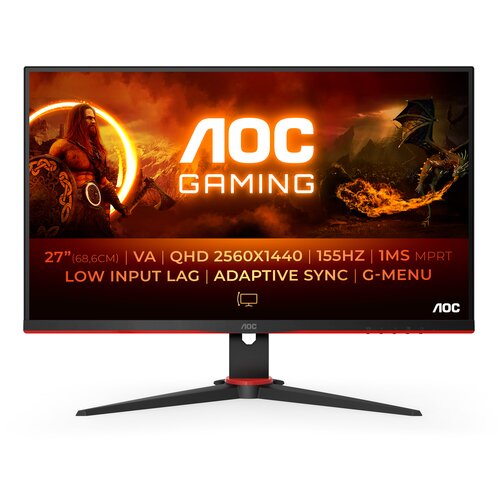 AOC Gaming Q27G2E/BK 27'' QHD 1440P 155Hz