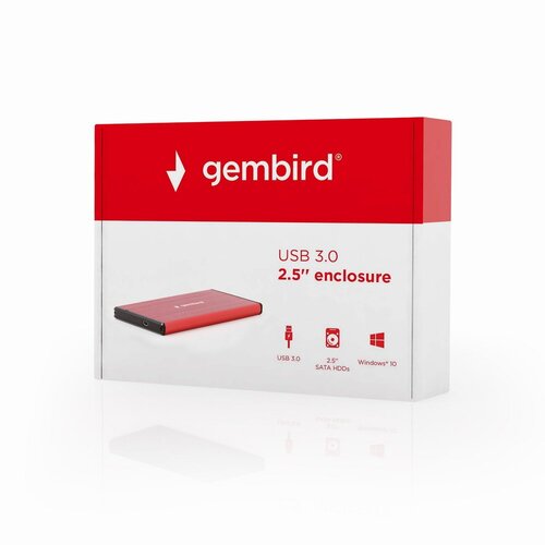 GEMBIRD Boîtier externe USB 3.0 pour disque dur 2.5'' SATA