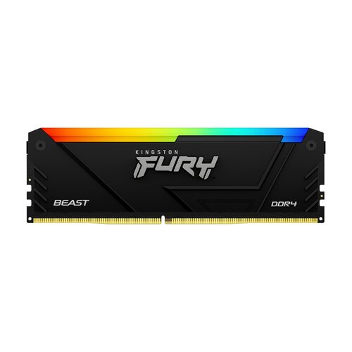 Mémoire RAM Kingston Fury Beast RGB 8Go 3200MHz DDR4