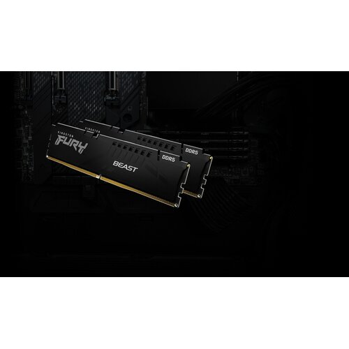 KINGSTON Fury Beast Black XMP DDR5 1 x 16Go 6000MHz