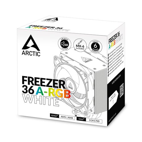 Arctic Freezer 36 White ARGB 2x120mm Push/Pull