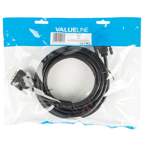 VALUELINE Câble DVI (M/M) 5.00m