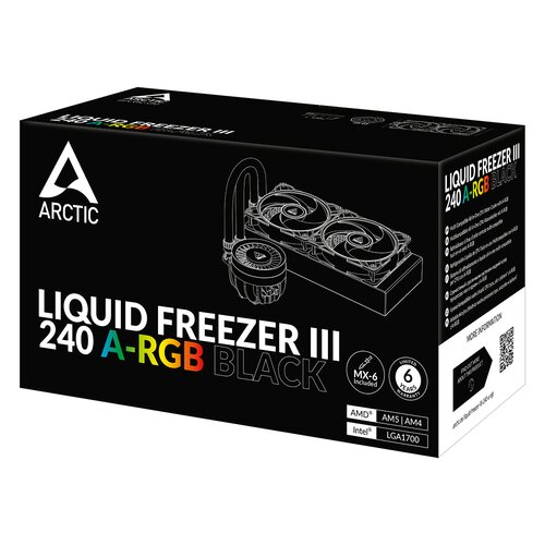 Arctic Liquid Freezer III 240mm ARGB Noir