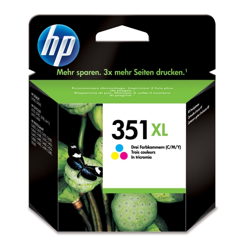 HP Cartouche N° 351 XL - Tricolore