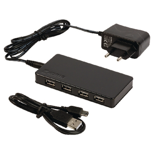 KONIG - Hub 4 ports - USB 2.0