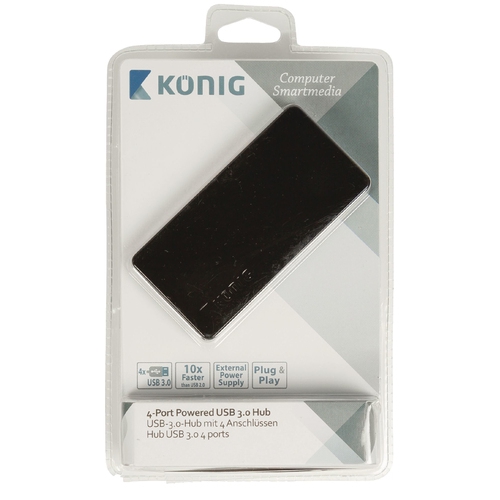 KONIG - Hub 4 ports - USB 3.0