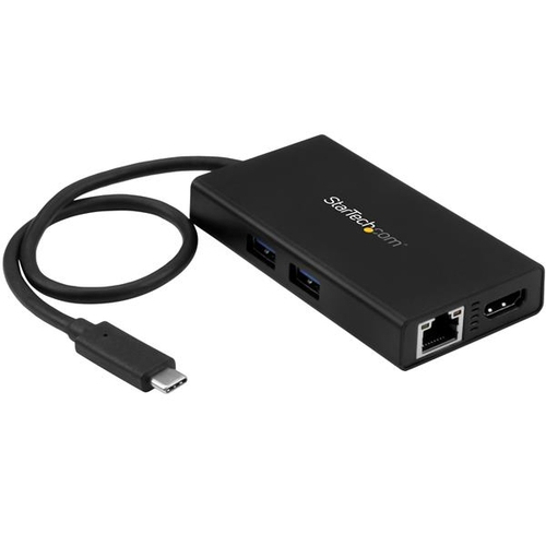 STARTECH Adaptateur multiport USB Type-C - HDMI - Eth Gbe - Audio - USB 3.0