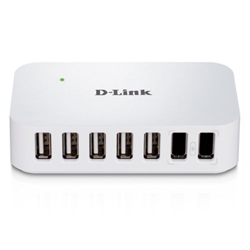 D-LINK - Hub 7 ports - USB 2.0