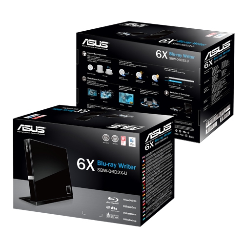 ASUS SBW-06D2X-U Graveur Blu-Ray Externe USB 6X