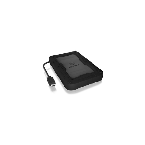 ICY BOX Boîtier 2.5" Sata - USB 3.1 Type C - Protection silicone