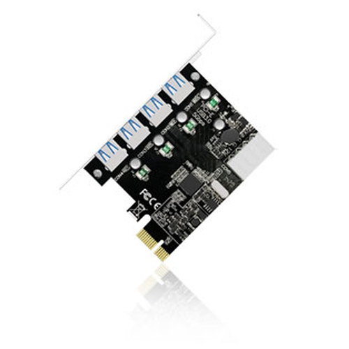 ICY BOX IB-AC614A Carte contrôleur PCI-e 1X - 4x USB 3.0