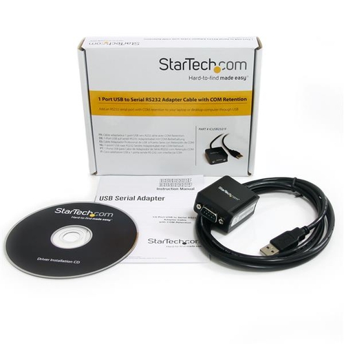 STARTECH Câble Adaptateur USB A (M) - DB9 RS232 (M) 1.80m