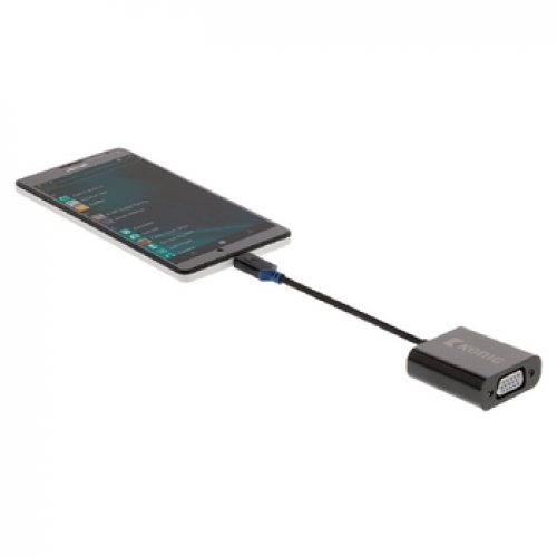 KONIG Adaptateur USB 3.1 USB-C (M) - VGA (F)