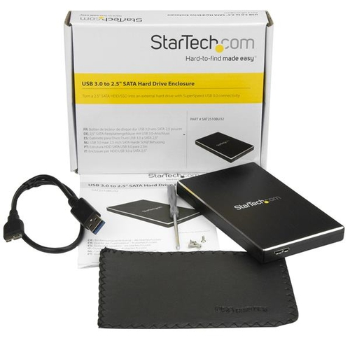 STARTECH.COM Boîtier 2.5" Sata - USB 3.0 - Aluminium
