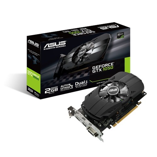 ASUS Nvidia GeForce GTX1050 PH-GTX1050-2G - 2Go - PCI-e 16X - HDMI DVI DP