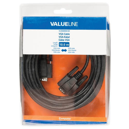 VALUELINE Câble VGA (M-M) 10.00m