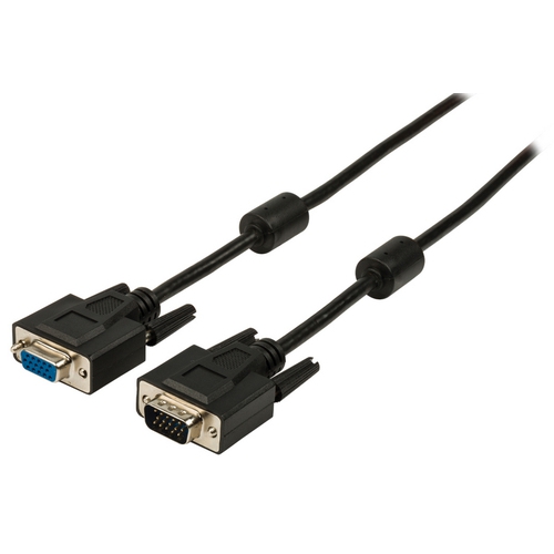 VALUELINE Câble Extension VGA (M) - VGA (F) 5.00m Noir