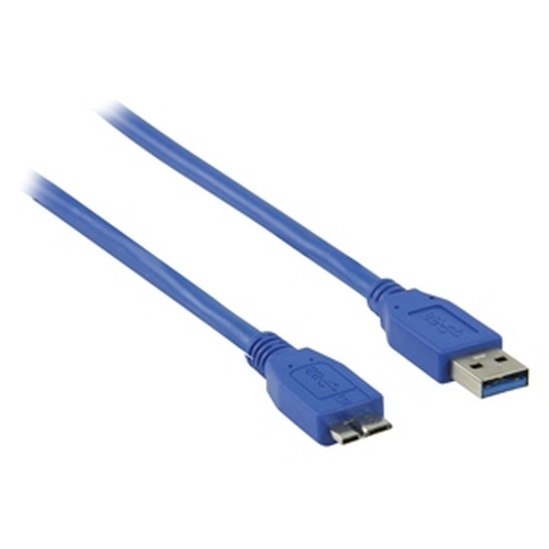 VALUELINE Câble USB 3.0 USB A (M) - Micro-USB B (M) 0.50 m Bleu