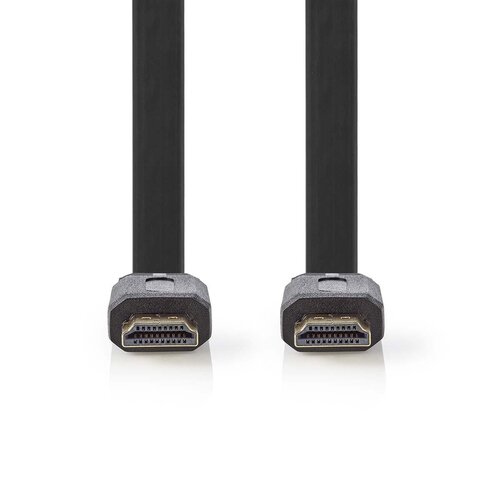 Câble HDMI haute vitesse avec Ethernet plat 5M Noir