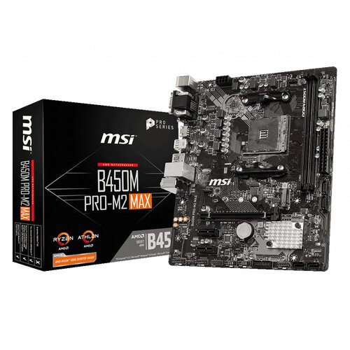 MSI Carte Mère B450M PRO-M2 MAX AM4 DDR4 MATX