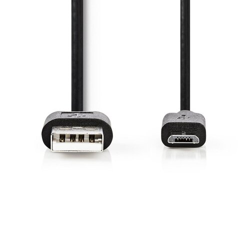 Nedis Câble USB 2.0 A Mâle - Micro B Mâle 2,0 m