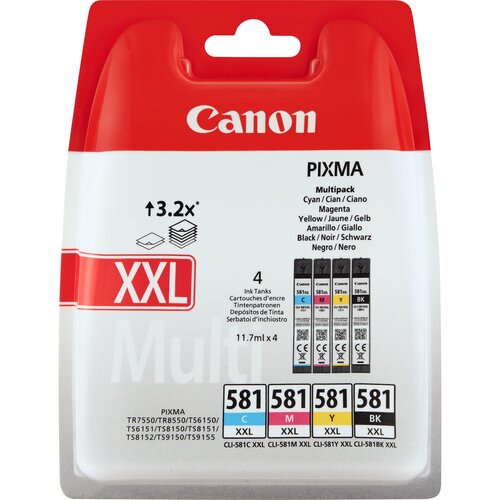 CANON Pack couleurs CLI-581XXL original