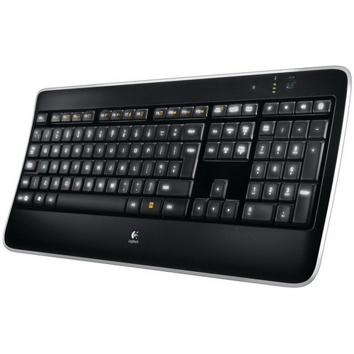 LOGITECH - Wireless Illuminated Keyboard K800 - Rétro-éclairé blanc - Sans-fil