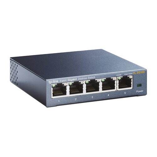 TP-LINK TL-SG105 Switch Gigabit Ethernet 5 Ports
