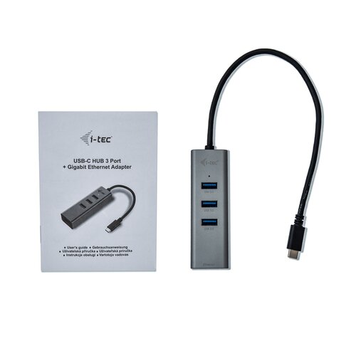 I-TEC Combo Hub USB 3.0 /3 ports + Ethernet Gigabit USB 3.1 Type-C