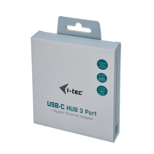 I-TEC Combo Hub USB 3.0 /3 ports + Ethernet Gigabit USB 3.1 Type-C