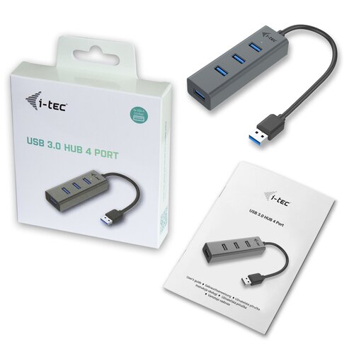 I-TEC Hub USB 3.0 4 Ports sans alimentation