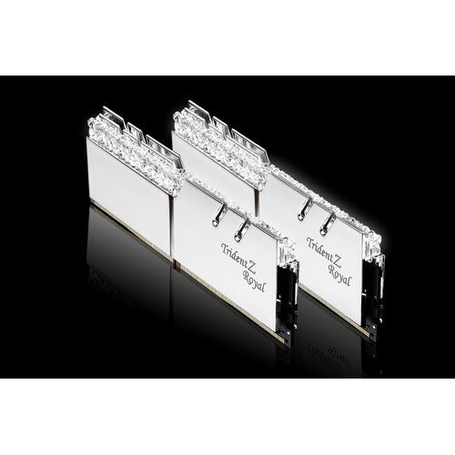 G.Skill Dimm DDR4 Trident Royal Silver 16Go (2x8Go) 3600Mhz RGB