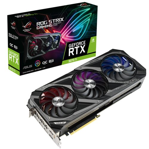 ASUS Nvidia GeForce RTX 3070 Ti Rog Strix OC 8Go LHR