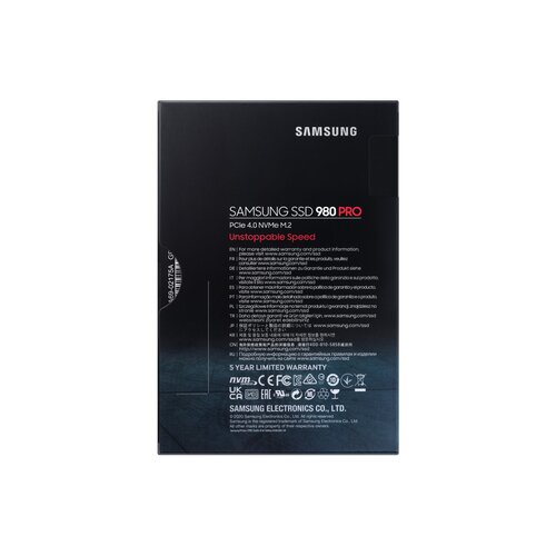 SAMSUNG 980 Pro SSD M.2 Nvme 1To Pcie Gen 4.0