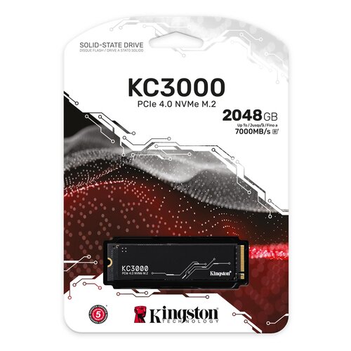 Kingston SKC3000D/2048G SSD M.2 Nvme Gen4 2To 7000Mo/s