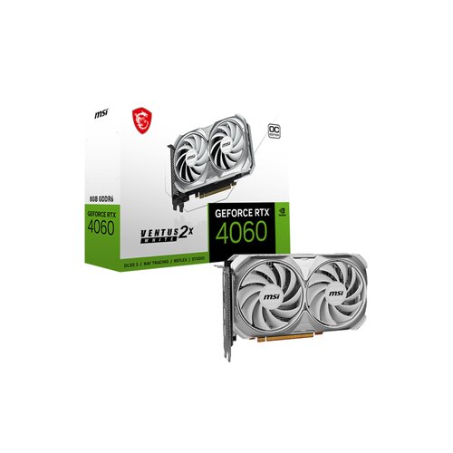 MSI Nvidia Geforce RTX 4060 Ventus 2X White 8Go OC