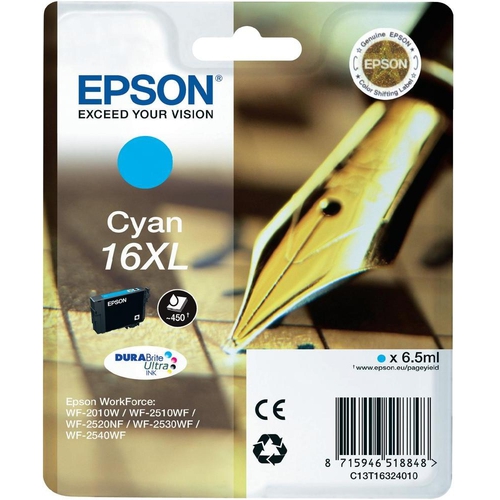 EPSON Cartouche 16 XL - Cyan
