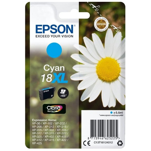 EPSON cartouche 18 XL - Cyan