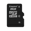 KINGSTON Carte microSDHC 8 Go - Class 4 - Avec adaptateur SD
