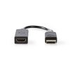Nedis Adaptateur Display Port 1.2 vers HDMI (M-F) 0.20m