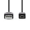 Nedis Câble USB (A) Mini USB 5 Broches (M) 2.00m