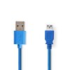 Nedis Rallonge USB3.0 A (M) -A (F) 2.00m Bleue