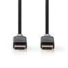 Nedis Câble DisplayPort (M-M) 1.4 8K plaqué Or 2.00m