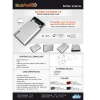 MAXINPOWER Boîtier externe 2.5" Sata - USB 3.0 - Aluminium