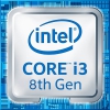 INTEL Core i3 8100 - Socket 1151 - 4 Coeurs - 3.60Ghz - 6Mo